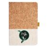 Cork And Heathered Fabric Hardcover Journal 5.5" X 8.25" Thumbnail