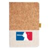 Cork And Heathered Fabric Hardcover Journal 5.5" X 8.25" Thumbnail