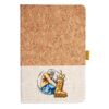Cork And Heathered Fabric Hardcover Journal 5.5" X 8.25" Thumbnail