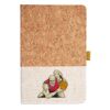 Cork And Heathered Fabric Hardcover Journal 5.5" X 8.25" Thumbnail