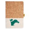 Cork And Heathered Fabric Hardcover Journal 5.5" X 8.25" Thumbnail
