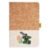 Cork And Heathered Fabric Hardcover Journal 5.5" X 8.25" Thumbnail