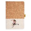 Cork And Heathered Fabric Hardcover Journal 5.5" X 8.25" Thumbnail