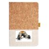 Cork And Heathered Fabric Hardcover Journal 5.5" X 8.25" Thumbnail