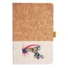 Cork And Heathered Fabric Hardcover Journal 5.5" X 8.25" Thumbnail