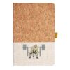 Cork And Heathered Fabric Hardcover Journal 5.5" X 8.25" Thumbnail
