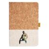 Cork And Heathered Fabric Hardcover Journal 5.5" X 8.25" Thumbnail