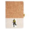 Cork And Heathered Fabric Hardcover Journal 5.5" X 8.25" Thumbnail