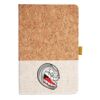 Cork And Heathered Fabric Hardcover Journal 5.5" X 8.25" Thumbnail