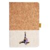 Cork And Heathered Fabric Hardcover Journal 5.5" X 8.25" Thumbnail