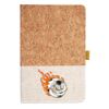 Cork And Heathered Fabric Hardcover Journal 5.5" X 8.25" Thumbnail