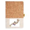 Cork And Heathered Fabric Hardcover Journal 5.5" X 8.25" Thumbnail