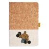 Cork And Heathered Fabric Hardcover Journal 5.5" X 8.25" Thumbnail