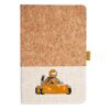 Cork And Heathered Fabric Hardcover Journal 5.5" X 8.25" Thumbnail
