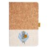 Cork And Heathered Fabric Hardcover Journal 5.5" X 8.25" Thumbnail