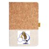 Cork And Heathered Fabric Hardcover Journal 5.5" X 8.25" Thumbnail