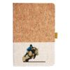 Cork And Heathered Fabric Hardcover Journal 5.5" X 8.25" Thumbnail