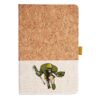 Cork And Heathered Fabric Hardcover Journal 5.5" X 8.25" Thumbnail