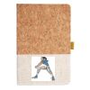 Cork And Heathered Fabric Hardcover Journal 5.5" X 8.25" Thumbnail