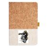Cork And Heathered Fabric Hardcover Journal 5.5" X 8.25" Thumbnail