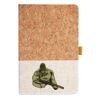 Cork And Heathered Fabric Hardcover Journal 5.5" X 8.25" Thumbnail