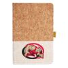 Cork And Heathered Fabric Hardcover Journal 5.5" X 8.25" Thumbnail