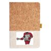 Cork And Heathered Fabric Hardcover Journal 5.5" X 8.25" Thumbnail