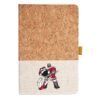 Cork And Heathered Fabric Hardcover Journal 5.5" X 8.25" Thumbnail