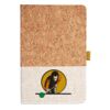 Cork And Heathered Fabric Hardcover Journal 5.5" X 8.25" Thumbnail