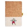 Cork And Heathered Fabric Hardcover Journal 5.5" X 8.25" Thumbnail