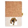 Cork And Heathered Fabric Hardcover Journal 5.5" X 8.25" Thumbnail