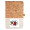 Cork And Heathered Fabric Hardcover Journal 5.5" X 8.25" Thumbnail
