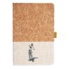 Cork And Heathered Fabric Hardcover Journal 5.5" X 8.25" Thumbnail
