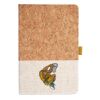 Cork And Heathered Fabric Hardcover Journal 5.5" X 8.25" Thumbnail