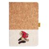 Cork And Heathered Fabric Hardcover Journal 5.5" X 8.25" Thumbnail