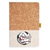 Cork And Heathered Fabric Hardcover Journal 5.5" X 8.25" Thumbnail