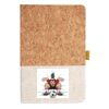 Cork And Heathered Fabric Hardcover Journal 5.5" X 8.25" Thumbnail
