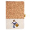 Cork And Heathered Fabric Hardcover Journal 5.5" X 8.25" Thumbnail