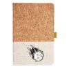 Cork And Heathered Fabric Hardcover Journal 5.5" X 8.25" Thumbnail
