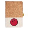 Cork And Heathered Fabric Hardcover Journal 5.5" X 8.25" Thumbnail