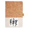 Cork And Heathered Fabric Hardcover Journal 5.5" X 8.25" Thumbnail