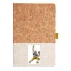 Cork And Heathered Fabric Hardcover Journal 5.5" X 8.25" Thumbnail