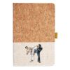 Cork And Heathered Fabric Hardcover Journal 5.5" X 8.25" Thumbnail