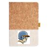Cork And Heathered Fabric Hardcover Journal 5.5" X 8.25" Thumbnail