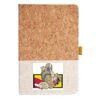 Cork And Heathered Fabric Hardcover Journal 5.5" X 8.25" Thumbnail