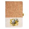 Cork And Heathered Fabric Hardcover Journal 5.5" X 8.25" Thumbnail