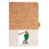 Cork And Heathered Fabric Hardcover Journal 5.5" X 8.25" Thumbnail