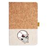 Cork And Heathered Fabric Hardcover Journal 5.5" X 8.25" Thumbnail