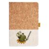Cork And Heathered Fabric Hardcover Journal 5.5" X 8.25" Thumbnail