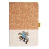 Cork And Heathered Fabric Hardcover Journal 5.5" X 8.25" Thumbnail